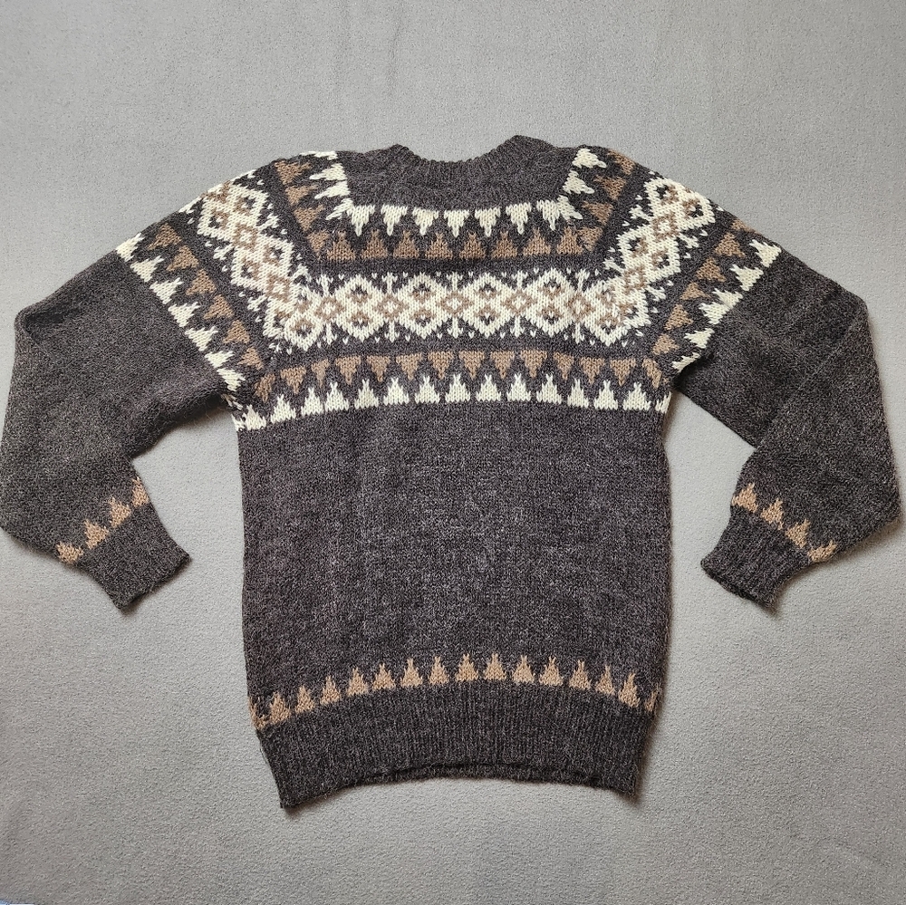 Vintage F.C.O. Striped Knit Sweater M - Picture 3 of 11